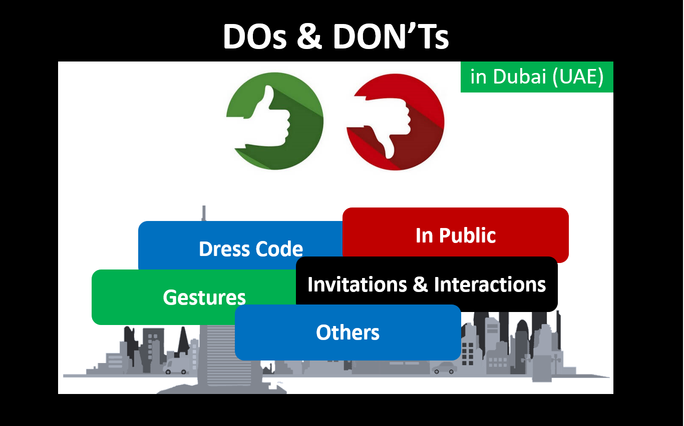 DOs and DON'Ts in Dubai (or in the UAE)